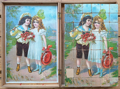 1900 jeu de cubes ancien - jeu,