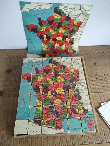 Ancien jeu cubes bois - ancien,