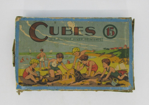 Dv11832 ancien jeu cubes - jeu,