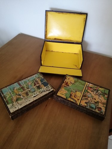 Ancienne boite cubes en - ancienne,