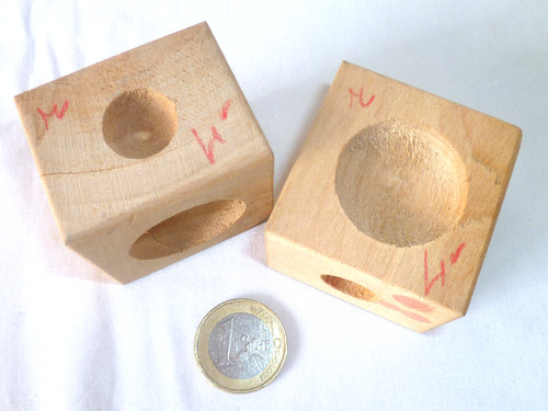 Anciens cubes dés bois - cubes,