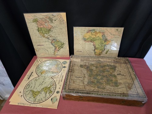 Jeu cubes bois - 48, cartes