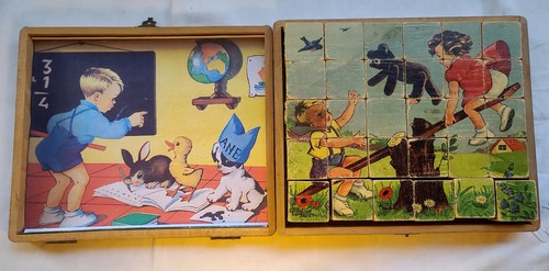Boite ancienne cubes - de, 30