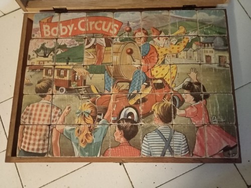Jouet ancien bois boîte - en, bois-