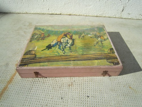 Ancienne boite cubes en - boite,