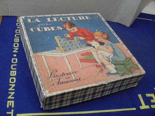 Boite cubes ancien - de, en